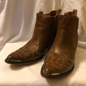 Short Cowboy Booties